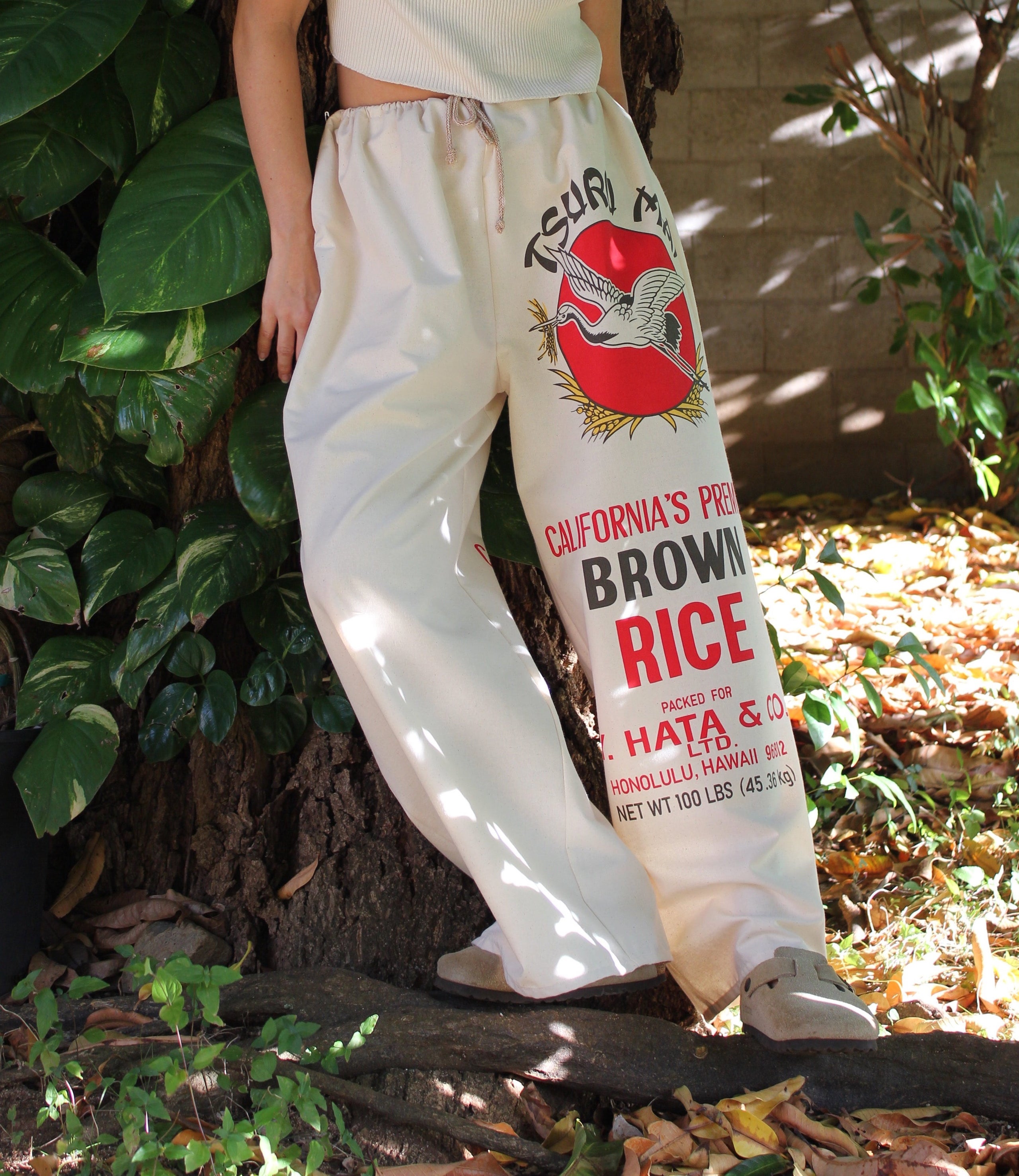 Tsuru Mai Calrose | Rice Bag Pants | Super Wide Leg | Y. Hata 